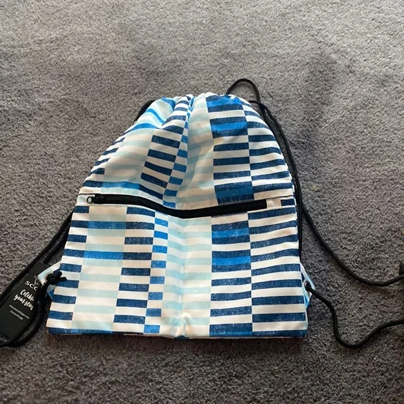 Scout Old School Drawstring Backpack Ripped Jeans NWT